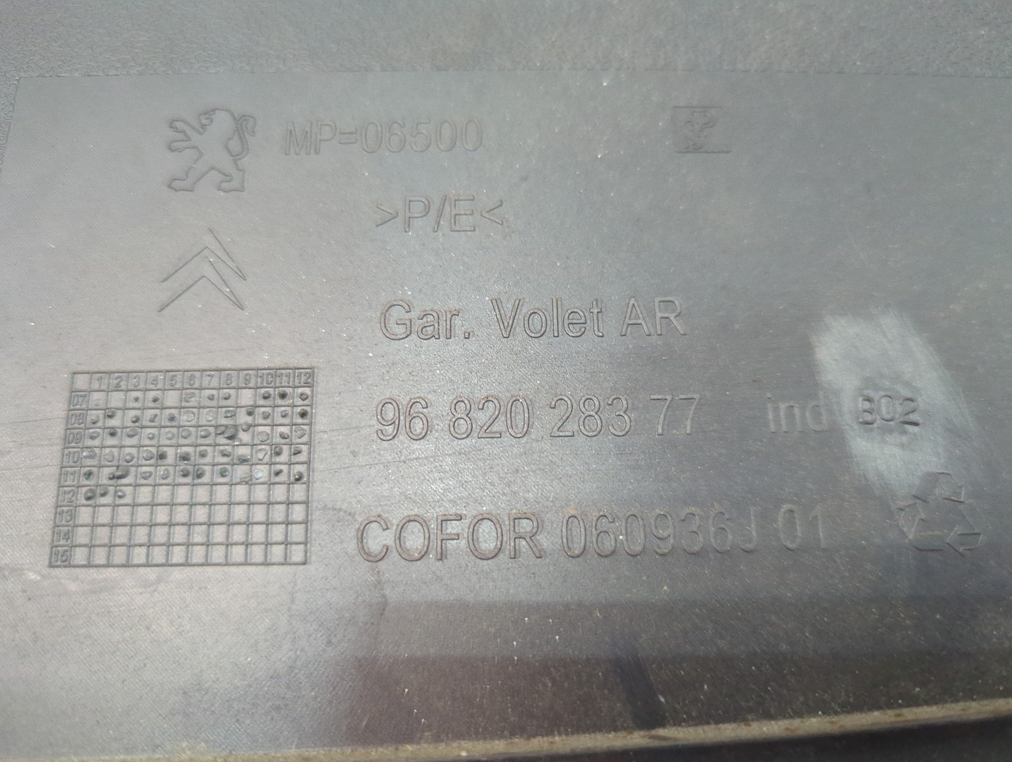 Обшивка двери багажника