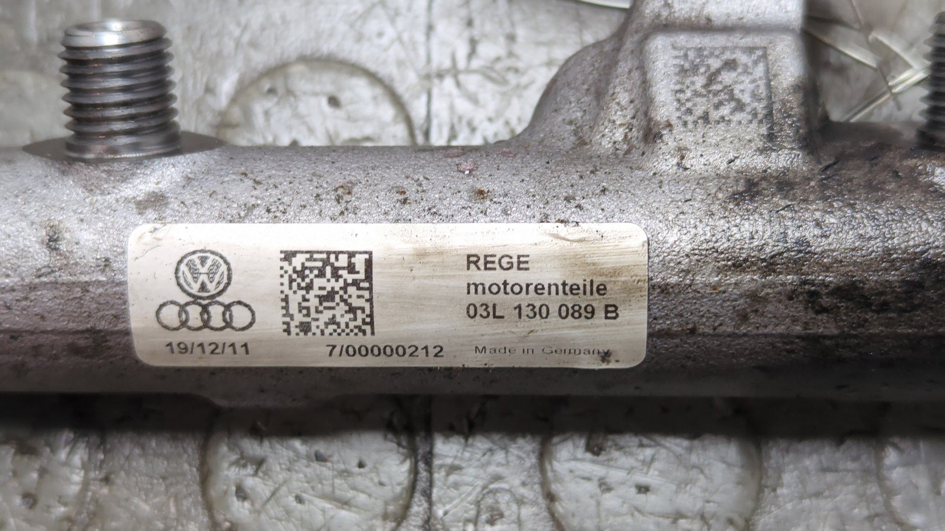 Рейка топливная (рампа)