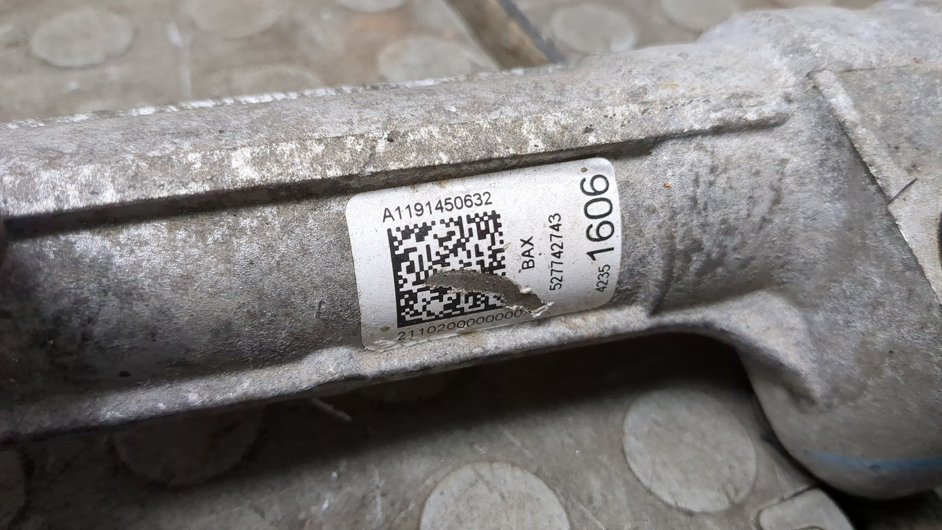 Рейка рулевая