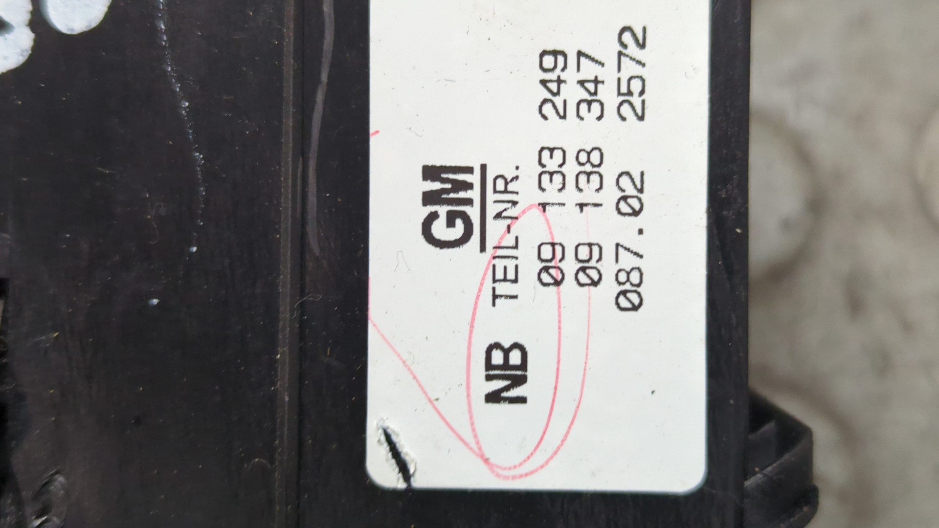 Переключатель света фар