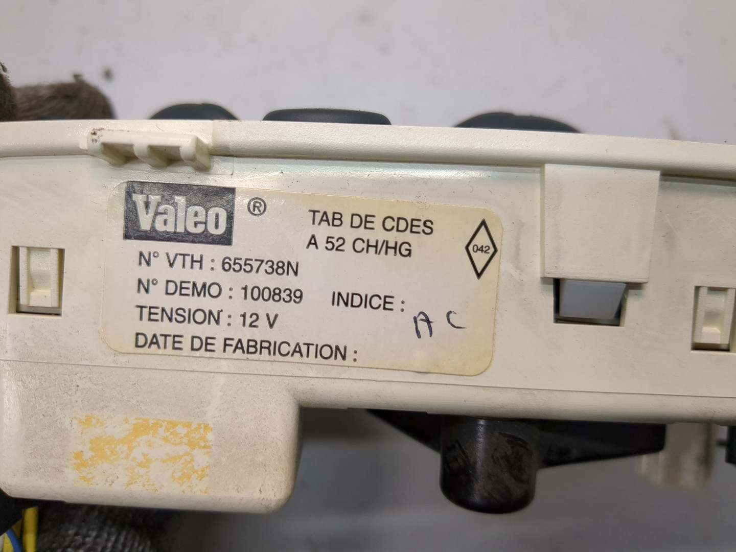 Переключатель отопителя