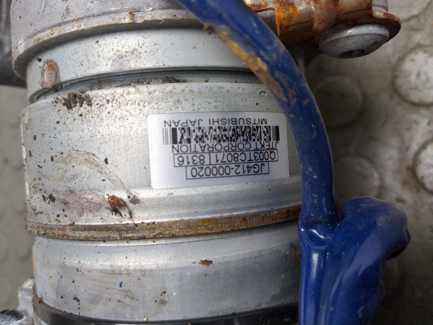 Серводвигатель рулевой рейки