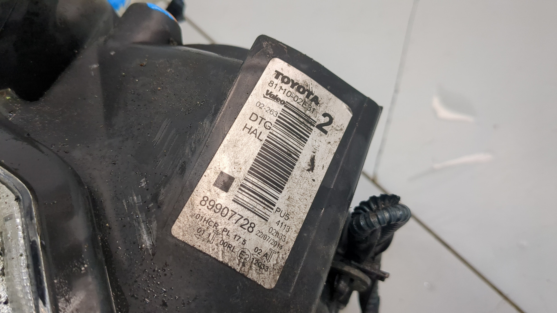 Фара правая