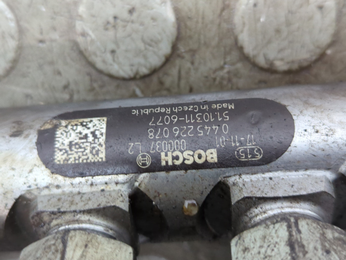 Рейка топливная (рампа)