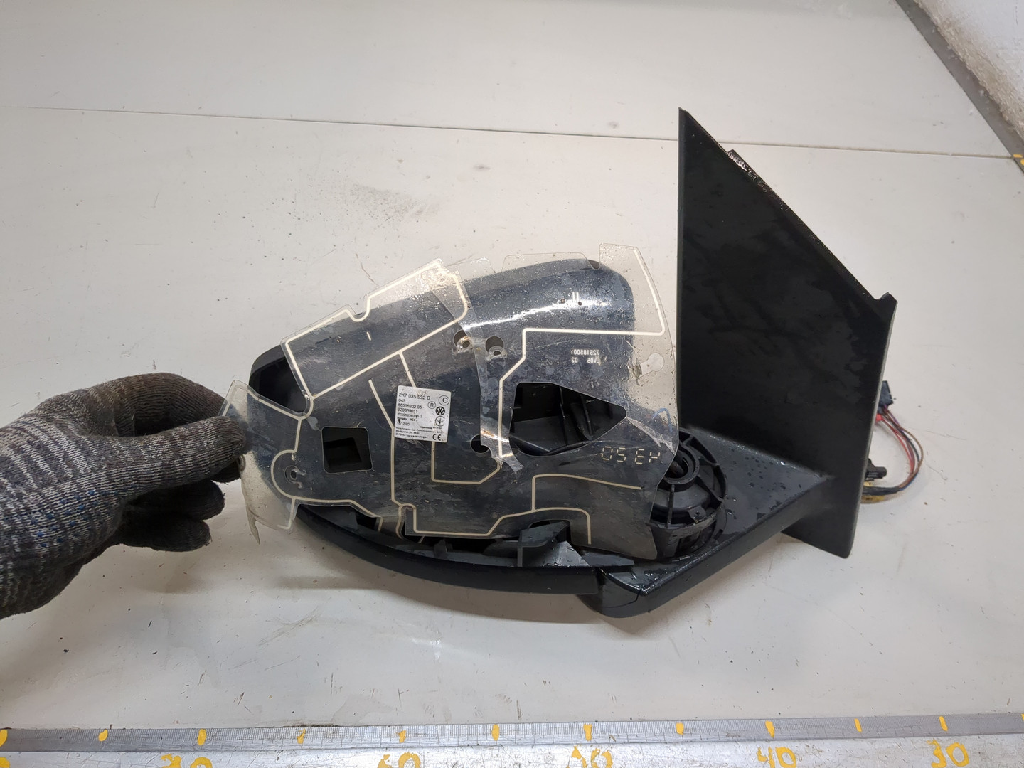 Зеркало правое электрическое