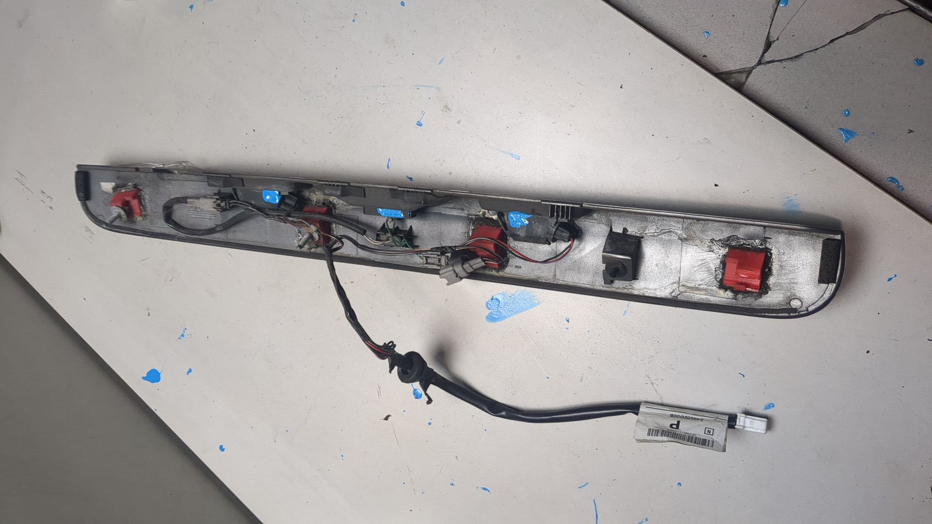 Фонарь подсветки номера