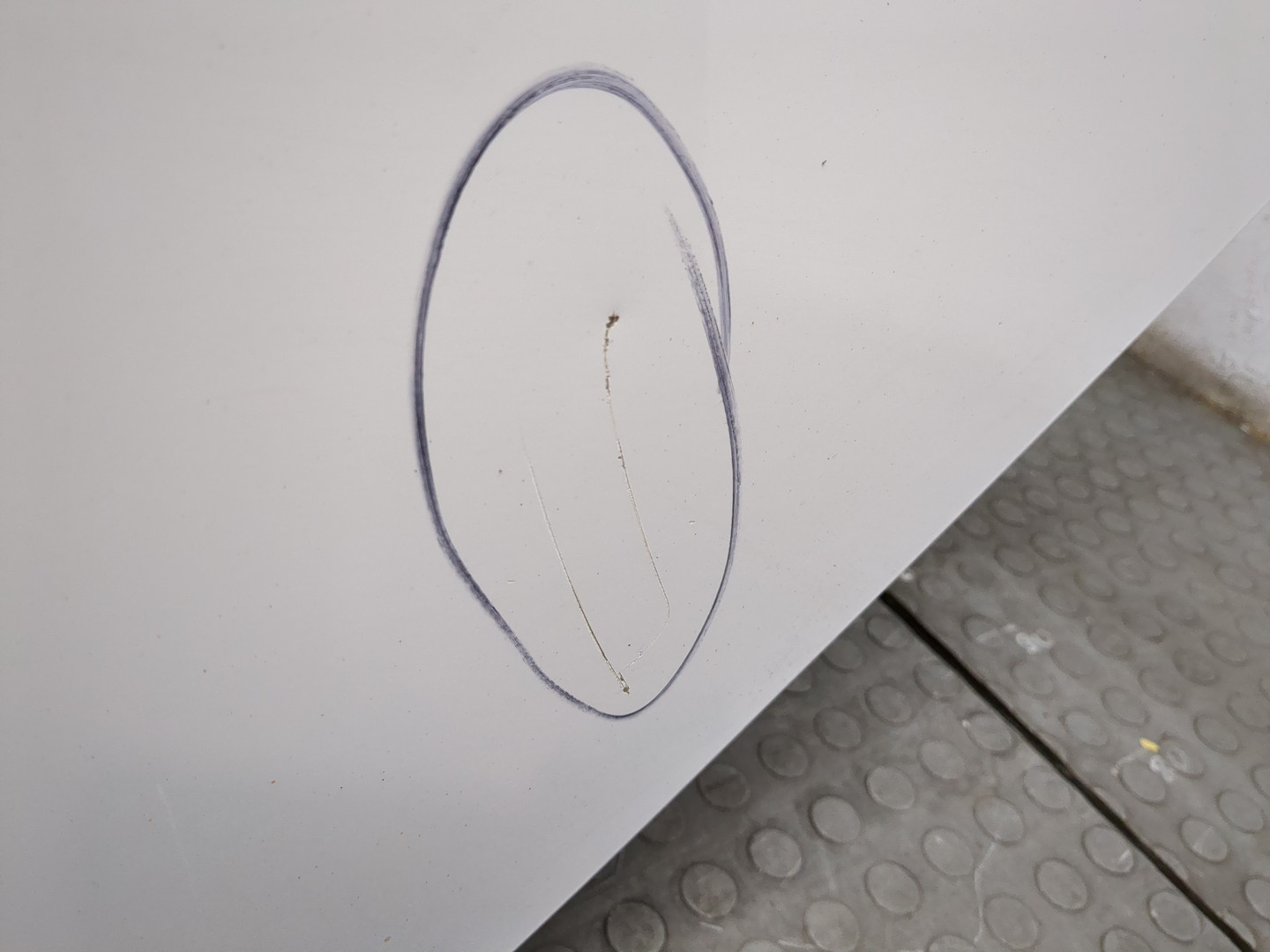 Дверь задняя левая