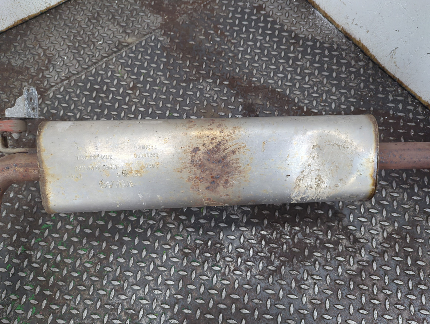 Глушитель задняя часть