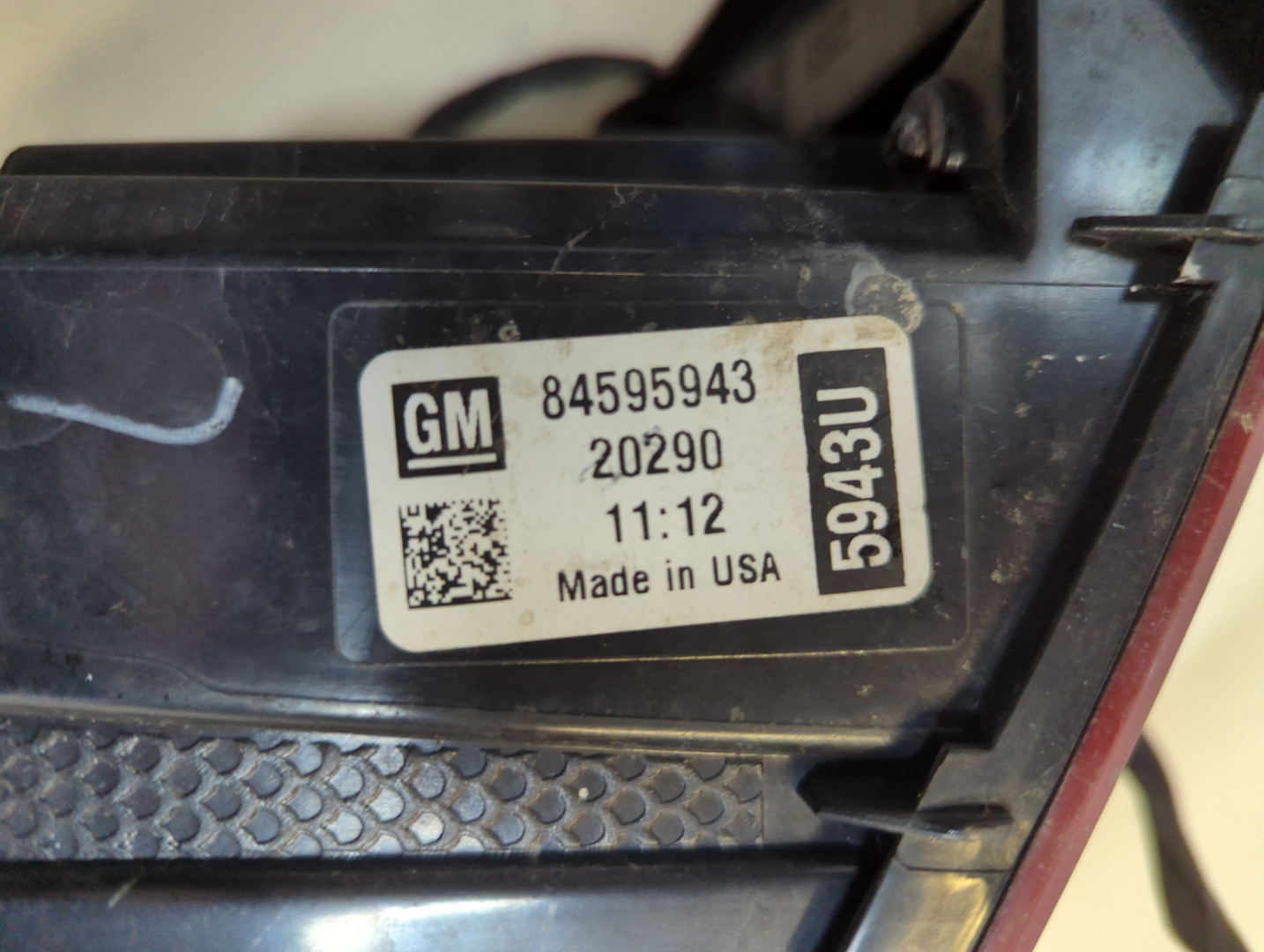 Фонарь задний правый