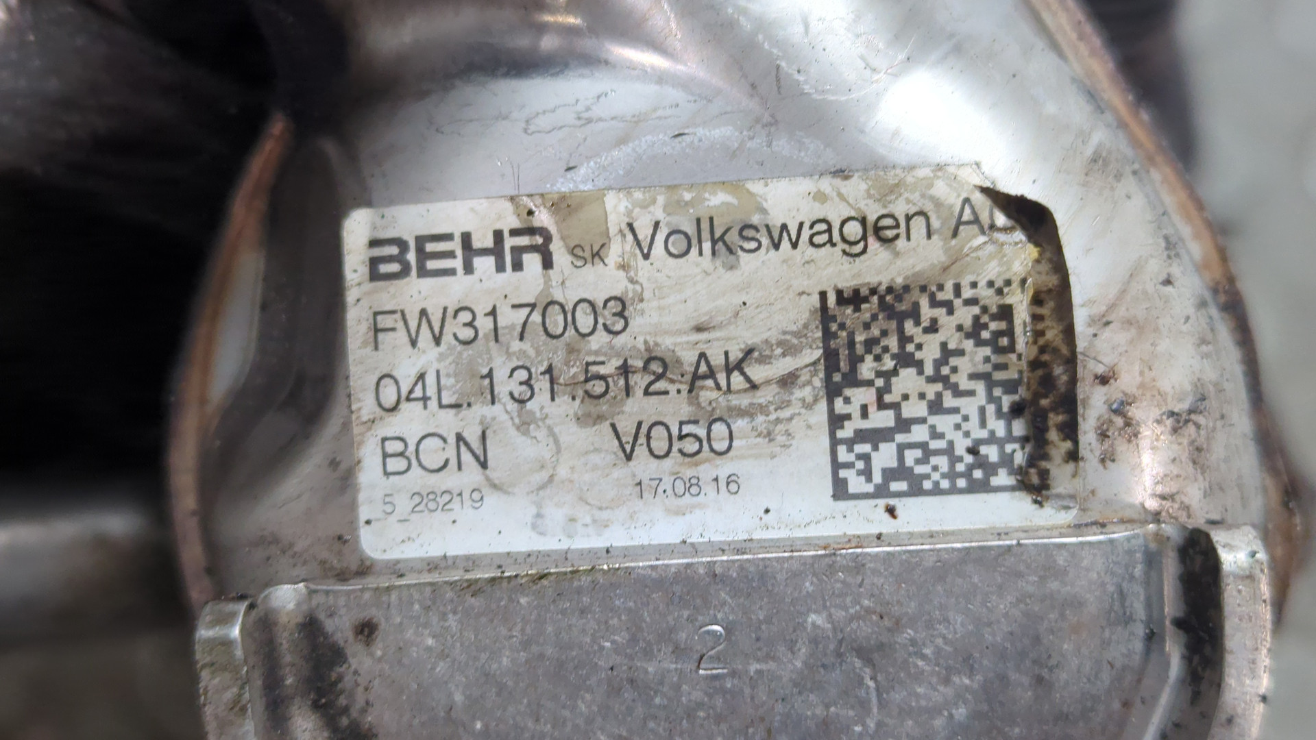 Тройник вентиляции картерных газов