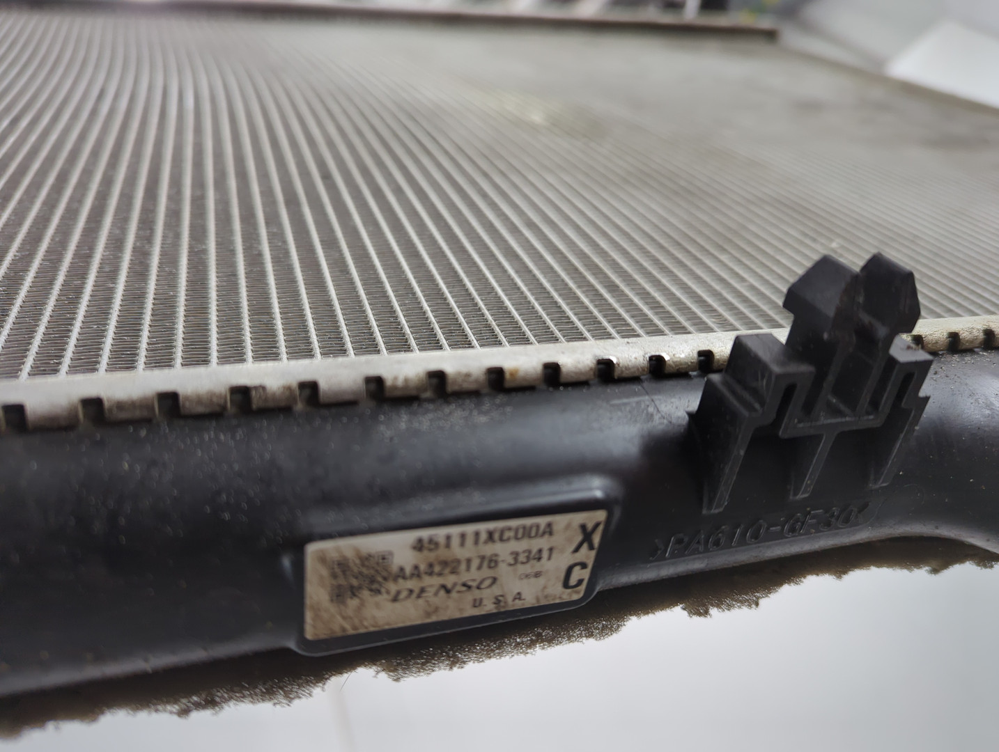 Радиатор охлаждения двигателя основной