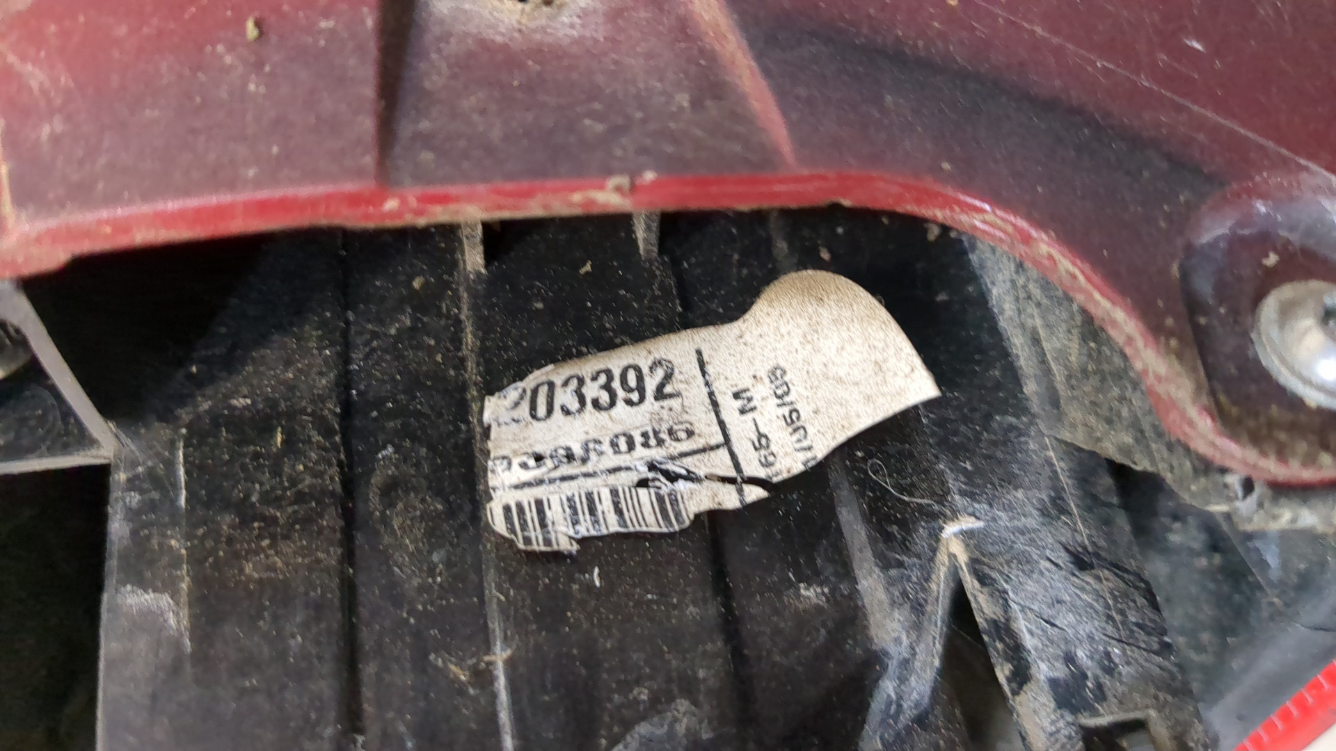 Фонарь задний правый