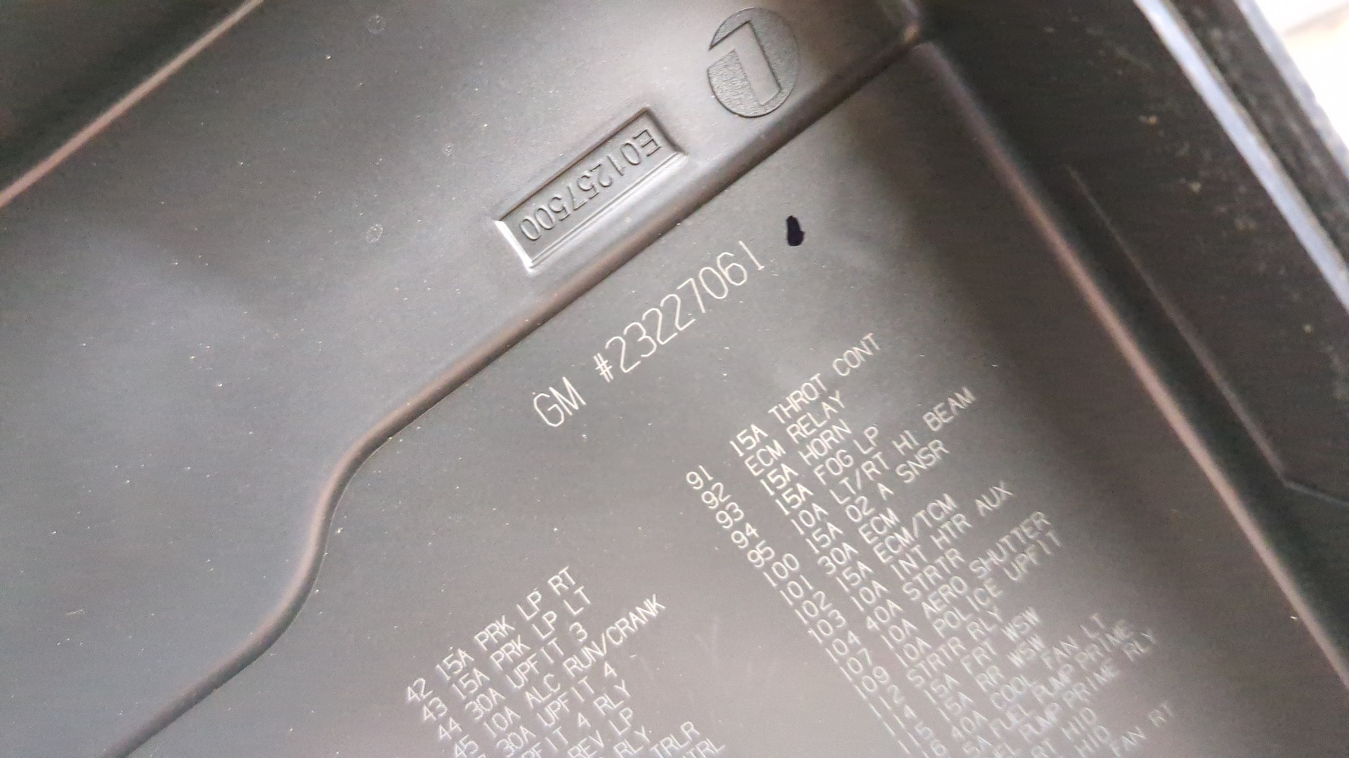 Корпус блока предохранителей