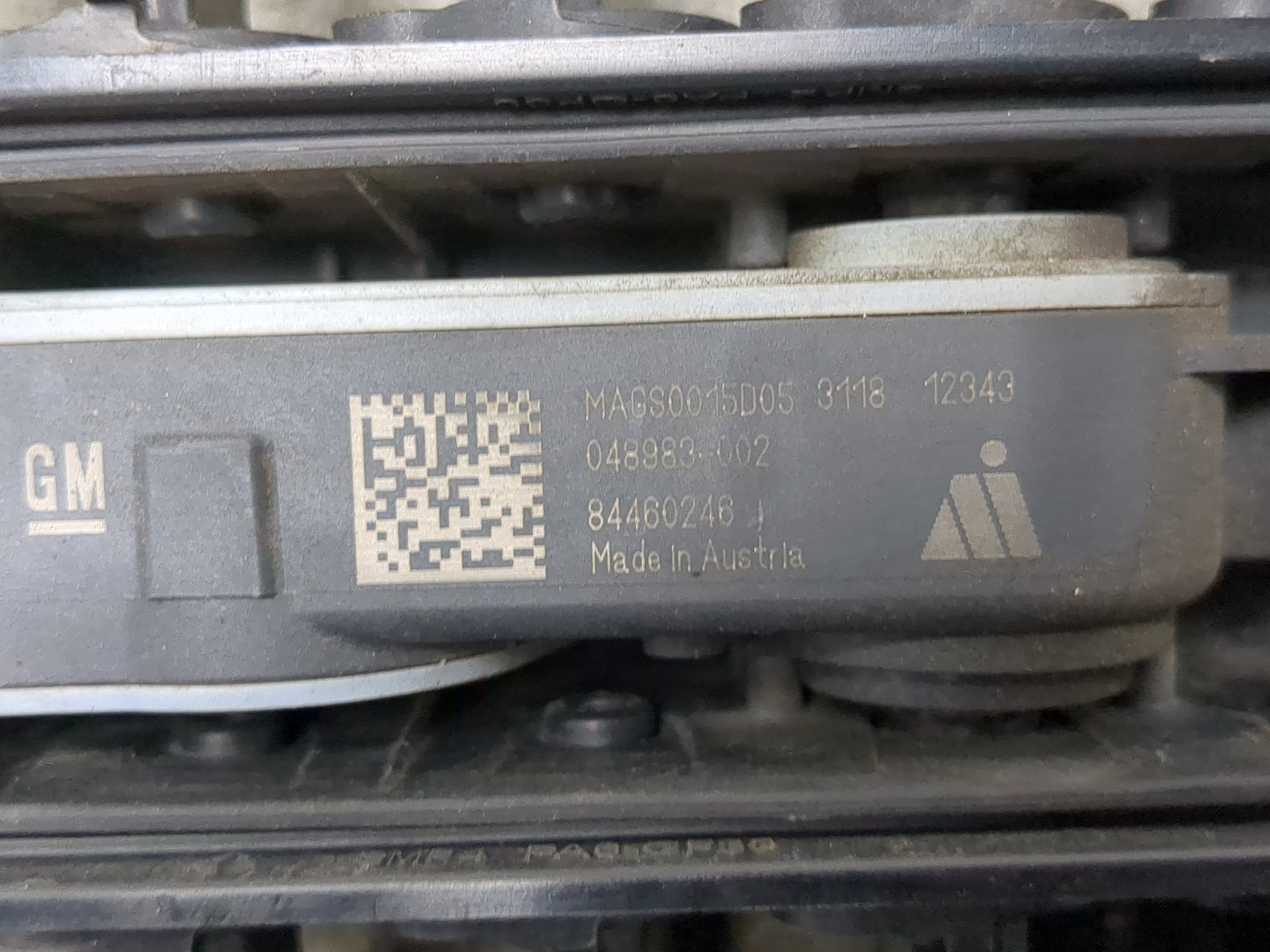 Жалюзи (воздуховод) бампера переднего