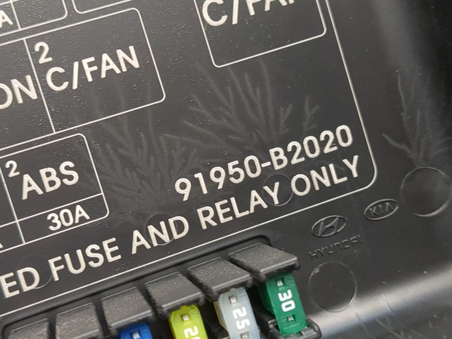 Корпус блока предохранителей