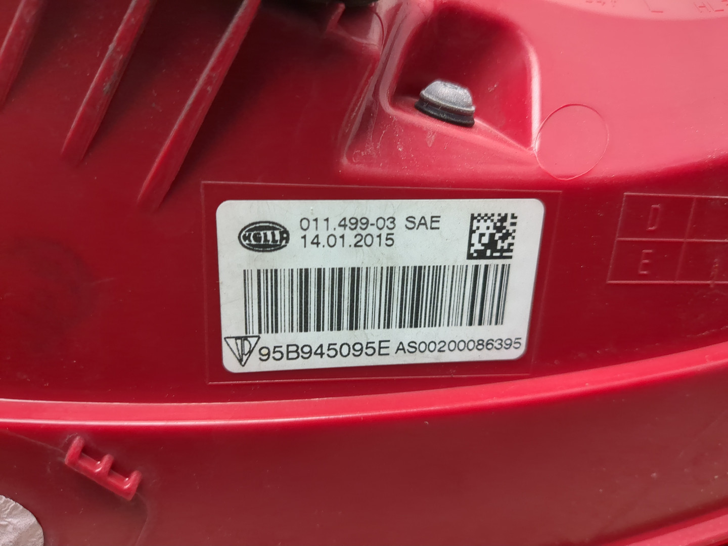 Фонарь задний левый