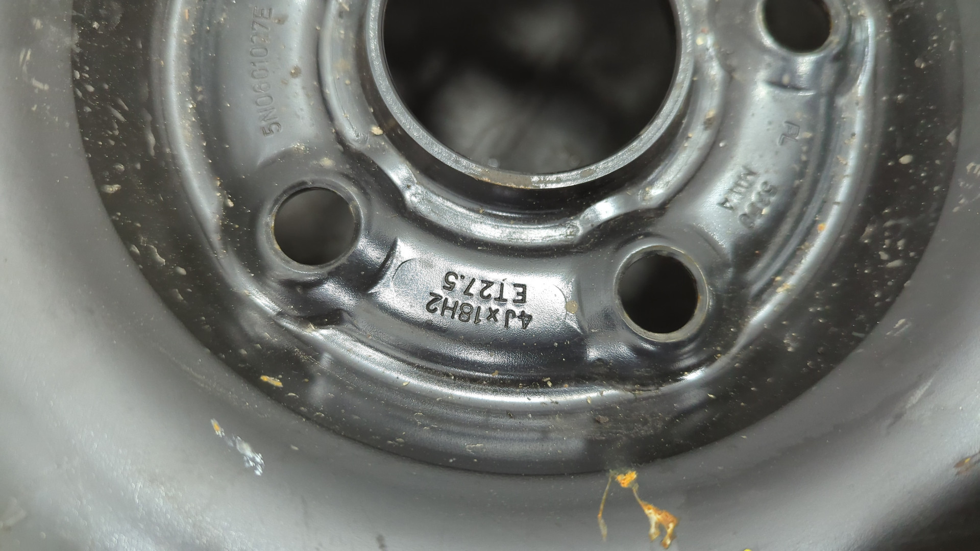 Диск запасного колеса/докатка