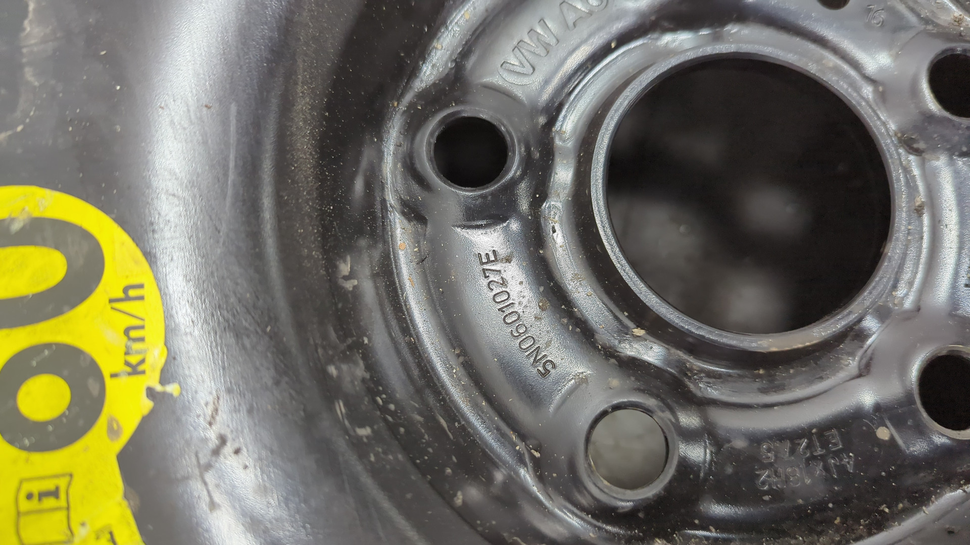 Диск запасного колеса/докатка