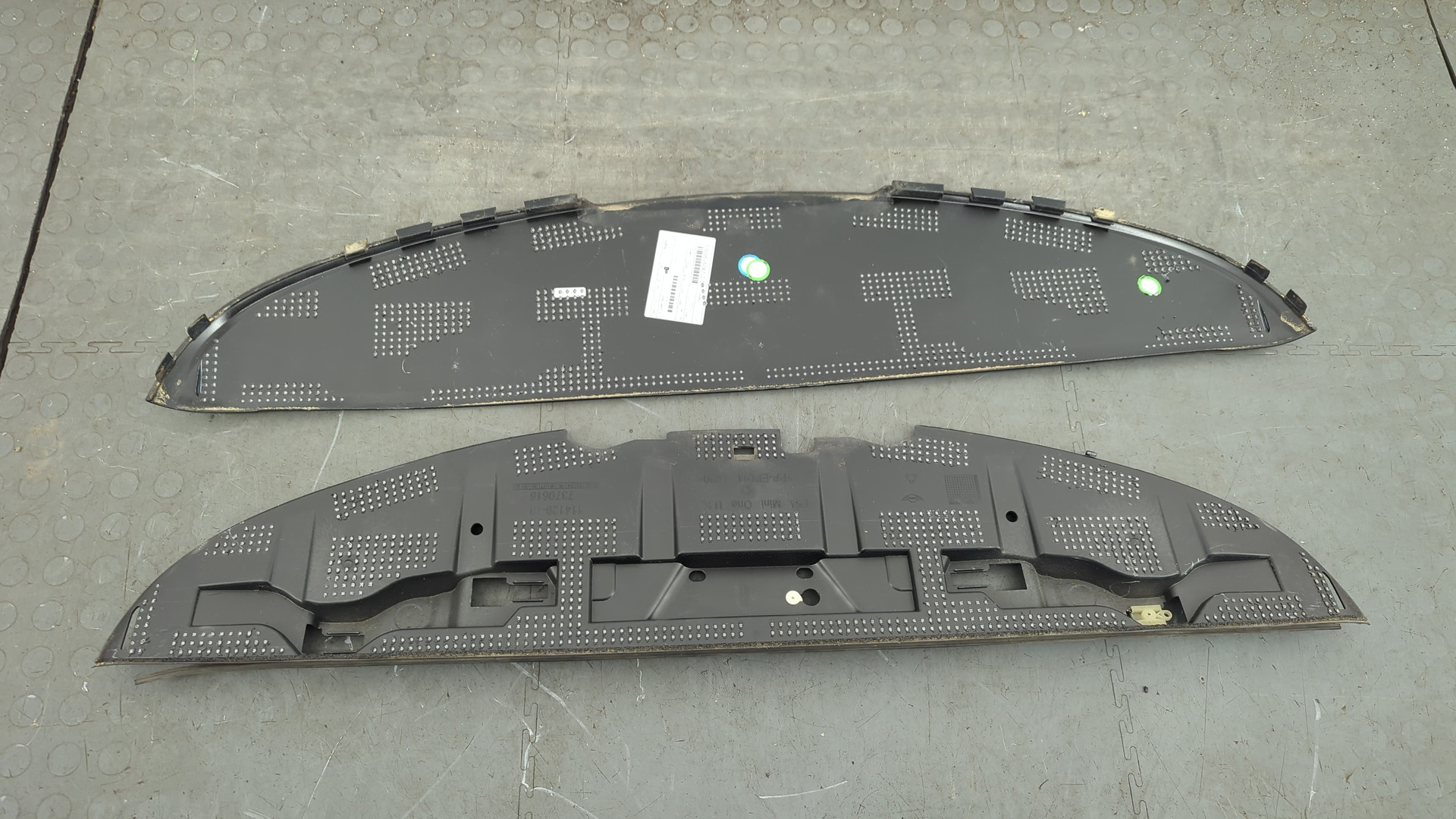 Спойлер переднего бампера