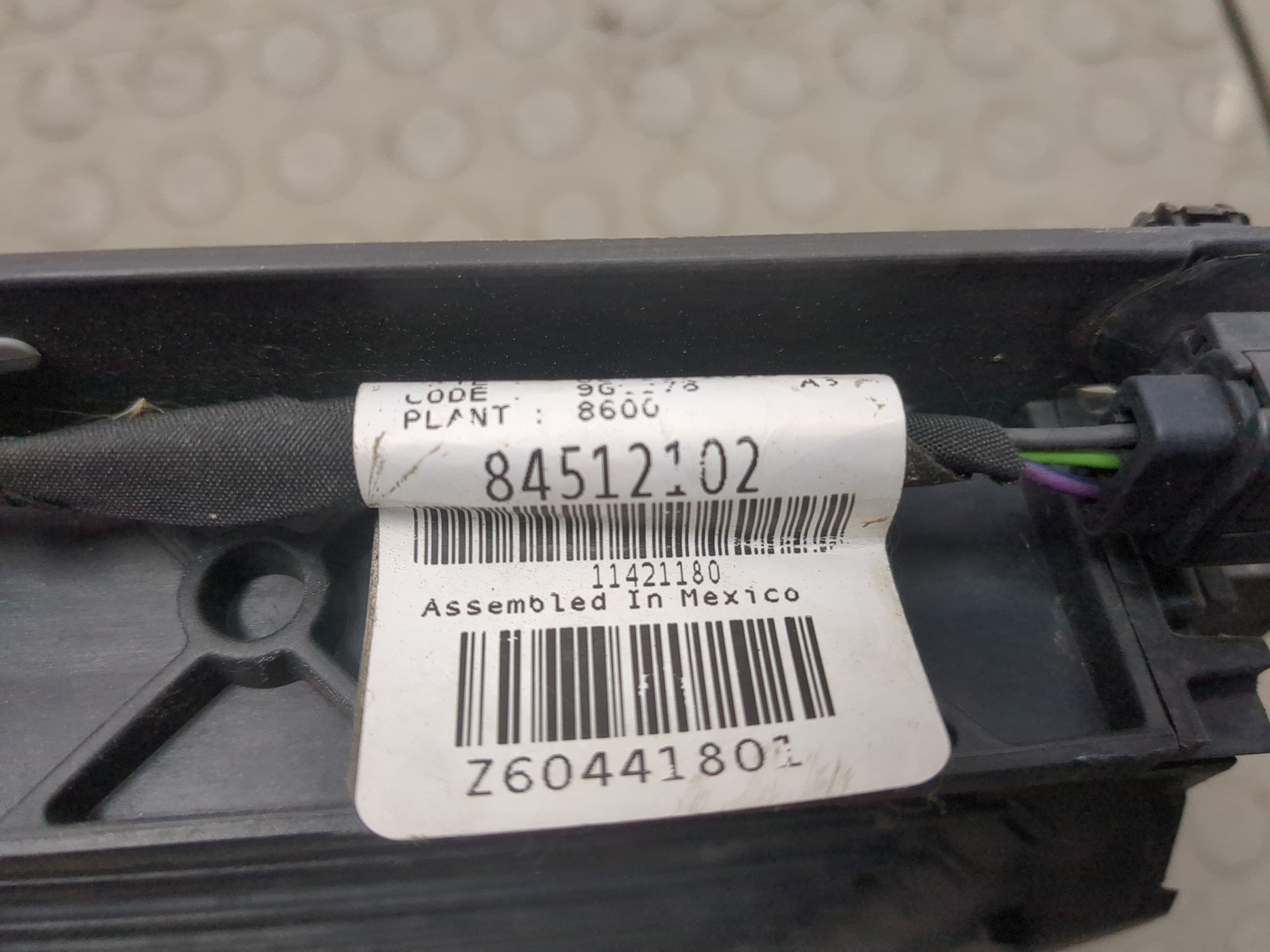 Жалюзи (воздуховод) бампера переднего