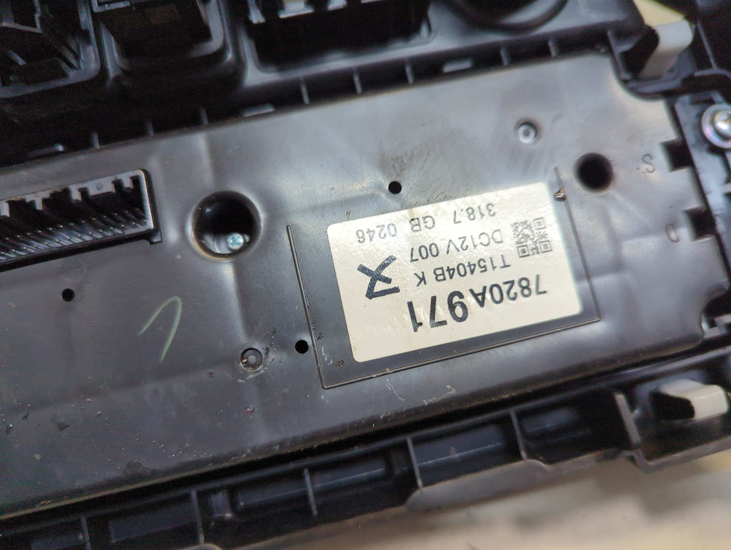 Переключатель отопителя