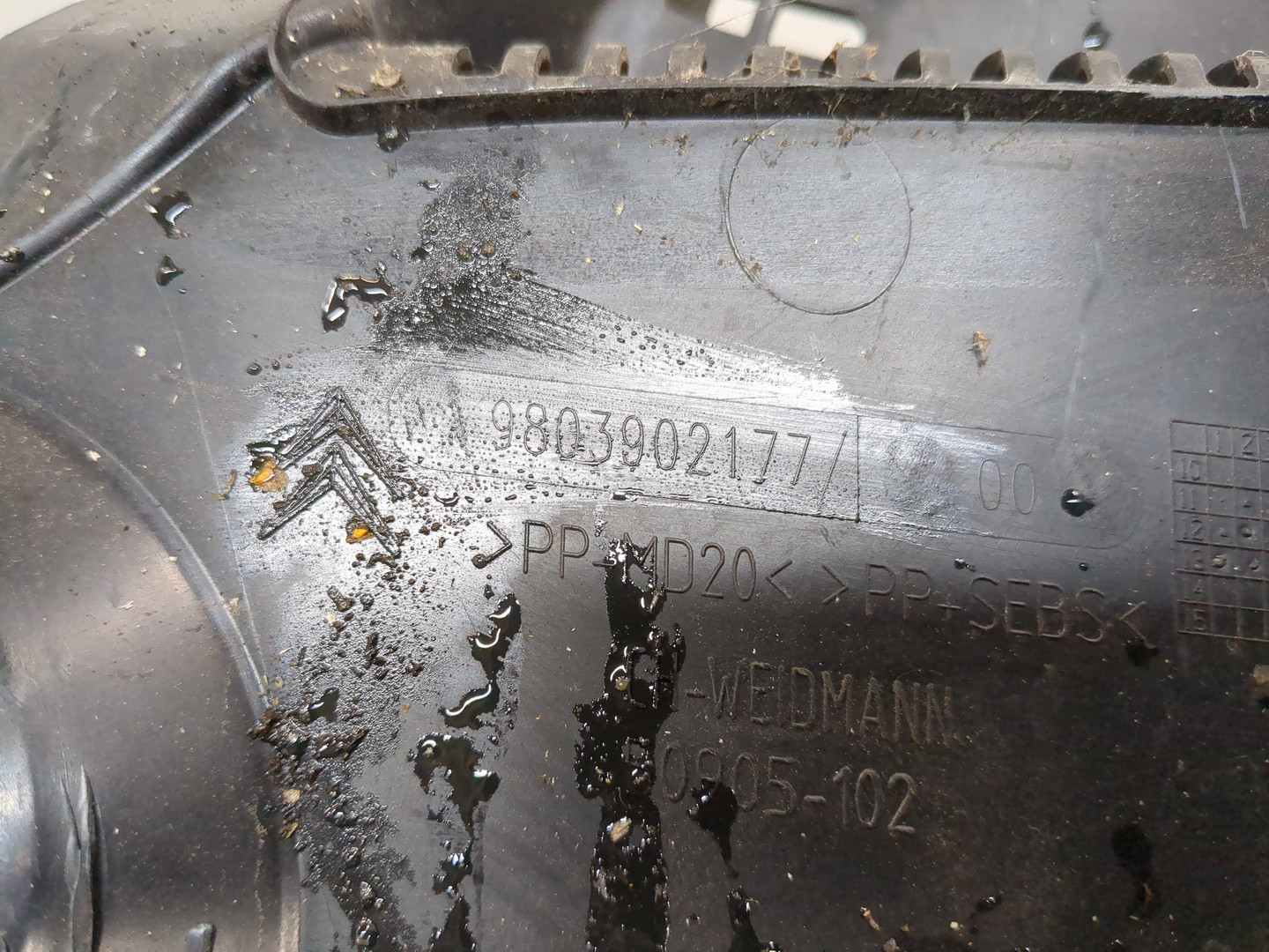 Решетка стеклоочистителей (Жабо)