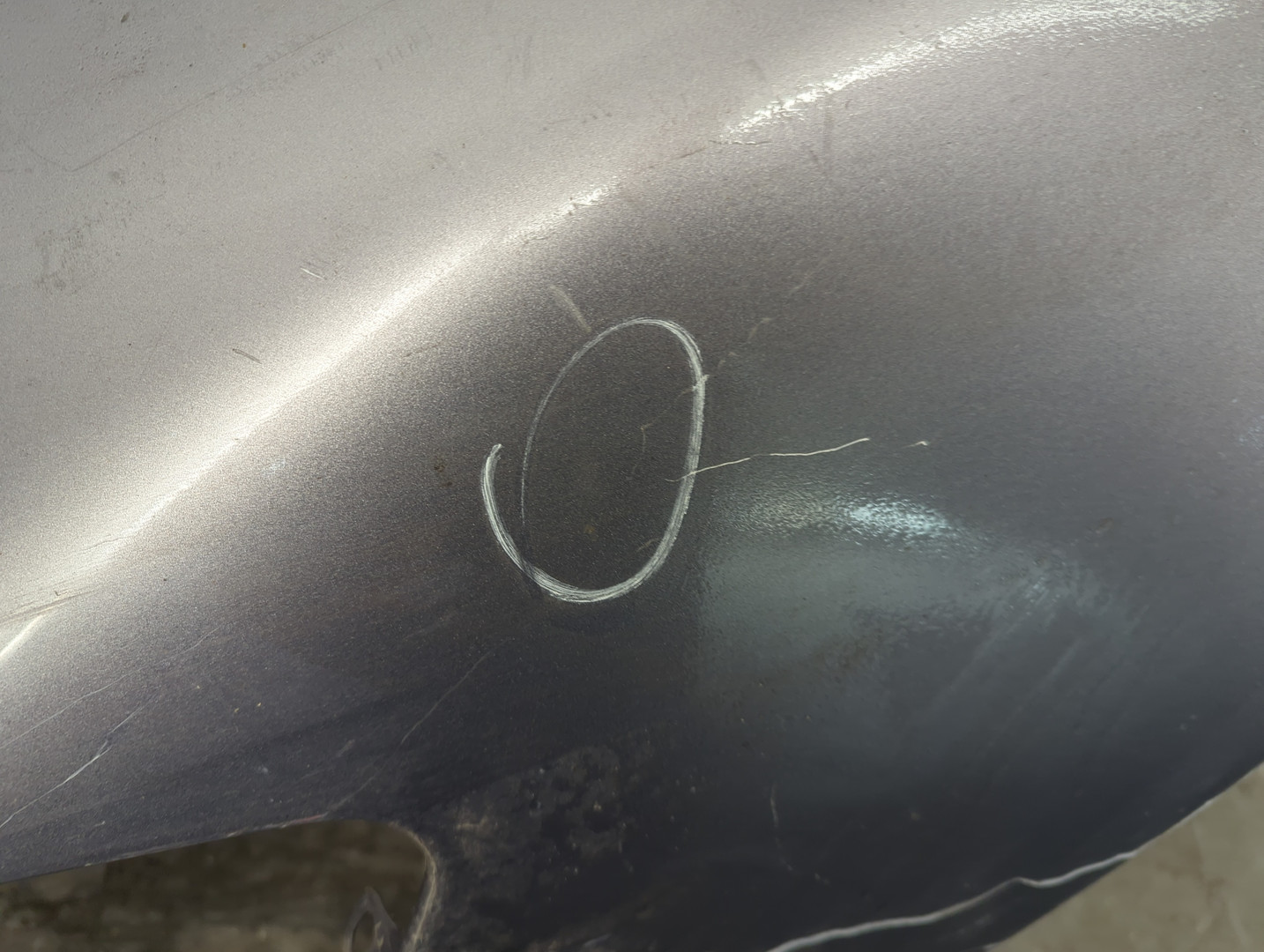 Крыло переднее левое