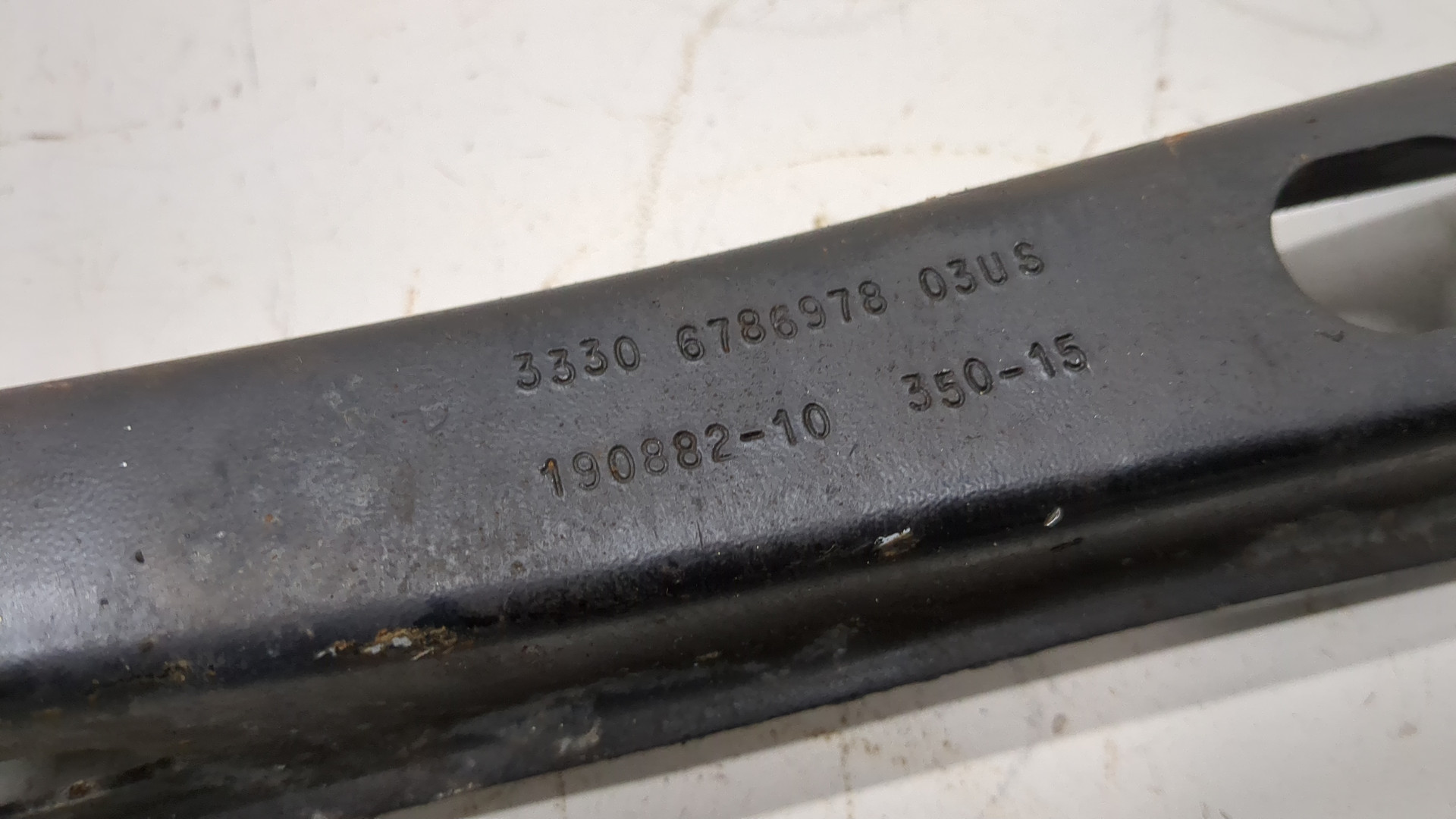 Рычаг задний