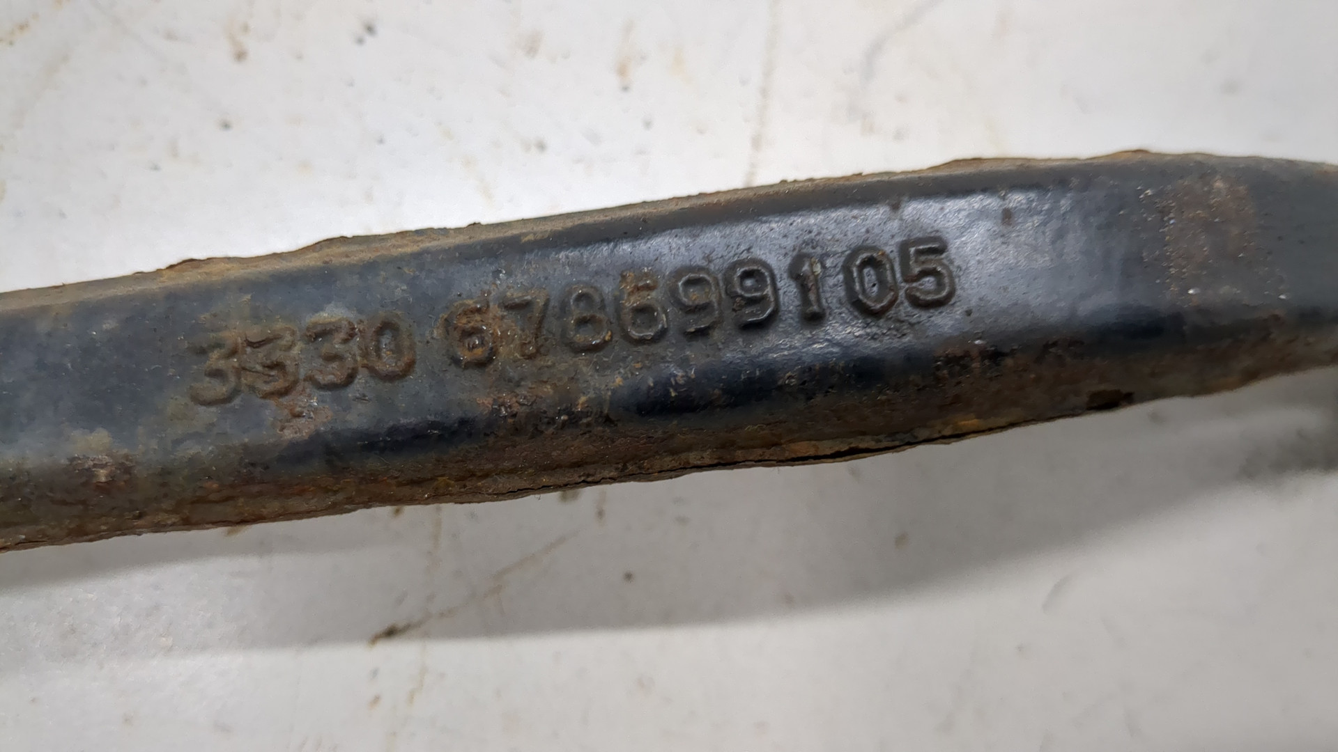 Рычаг задний