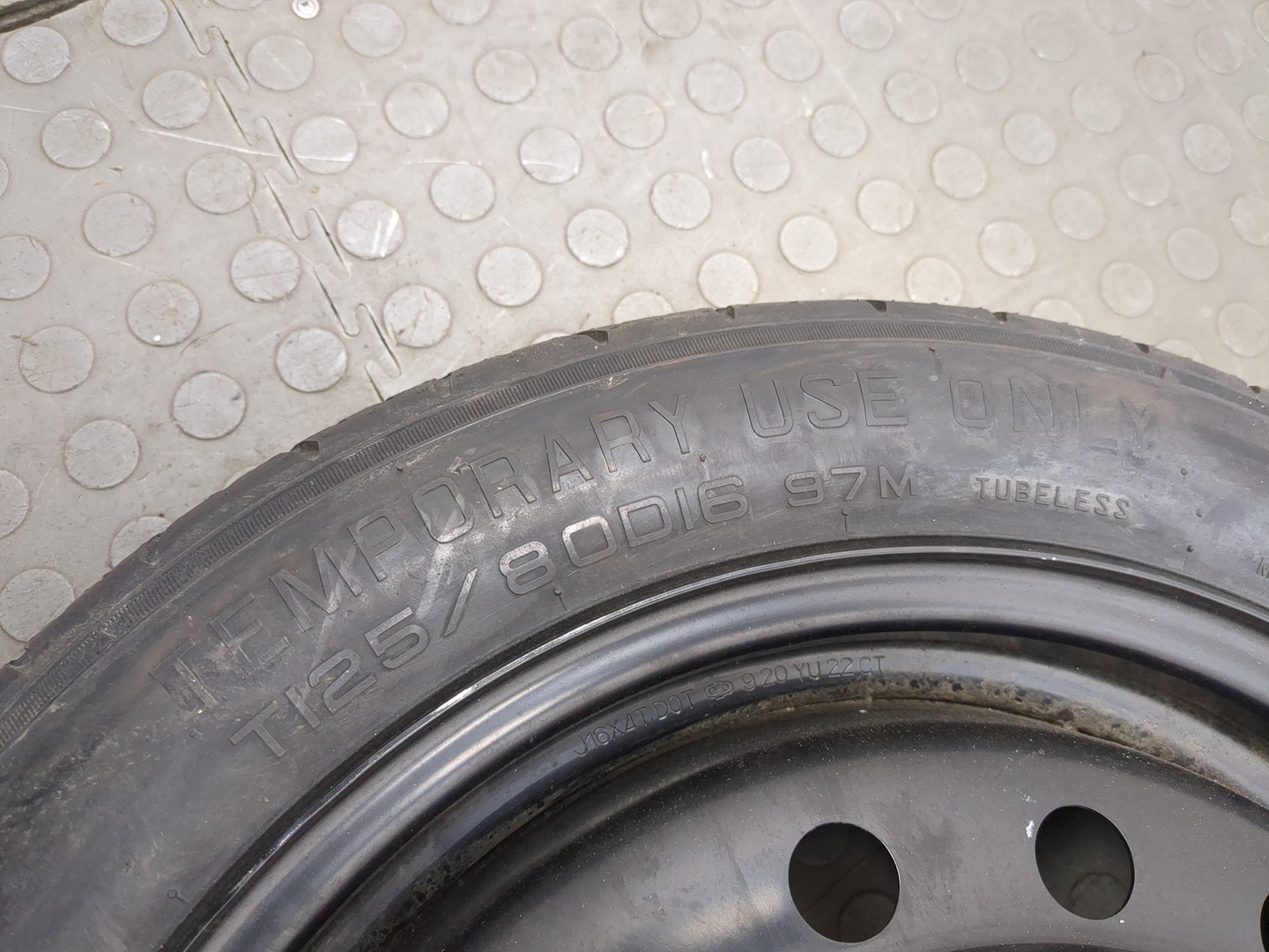 Диск запасного колеса/докатка