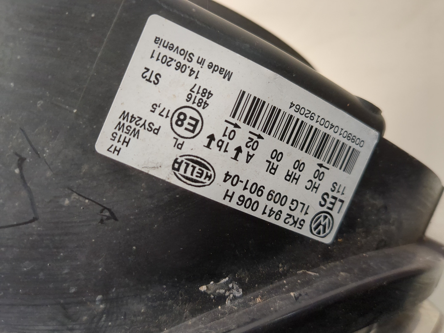 Фара правая