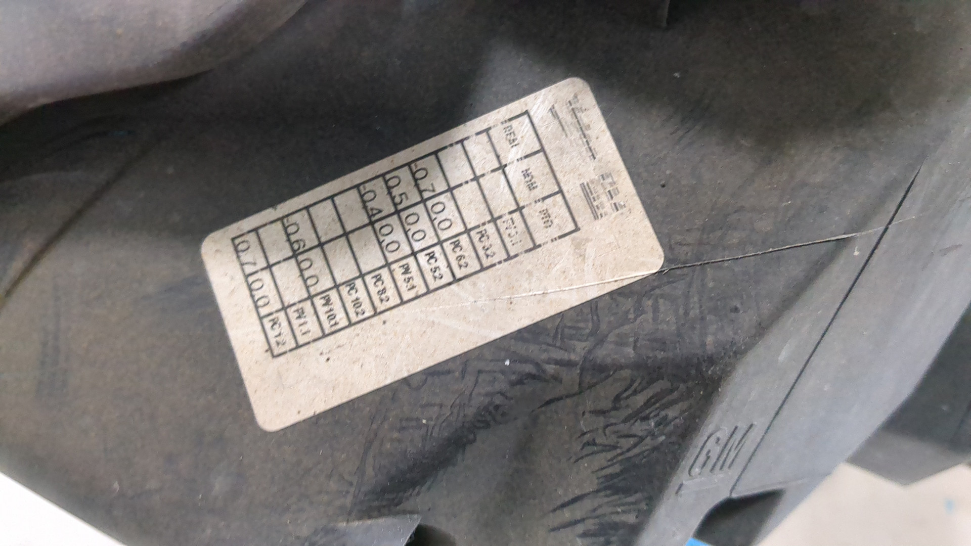 Фара правая