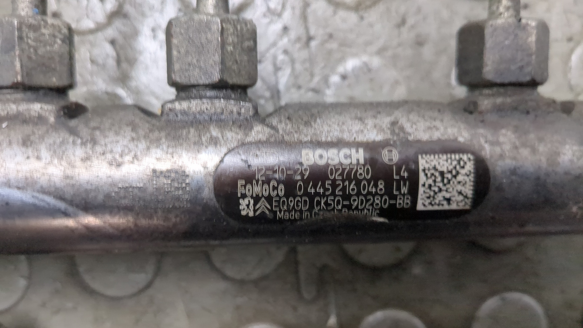 Рейка топливная (рампа)