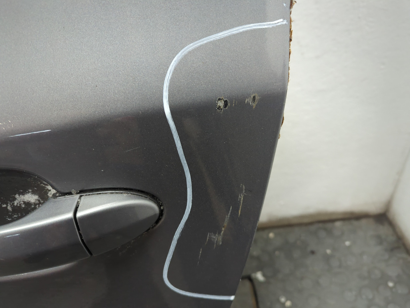 Дверь задняя левая