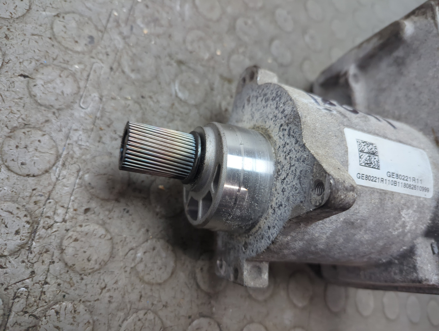 Серводвигатель рулевой рейки