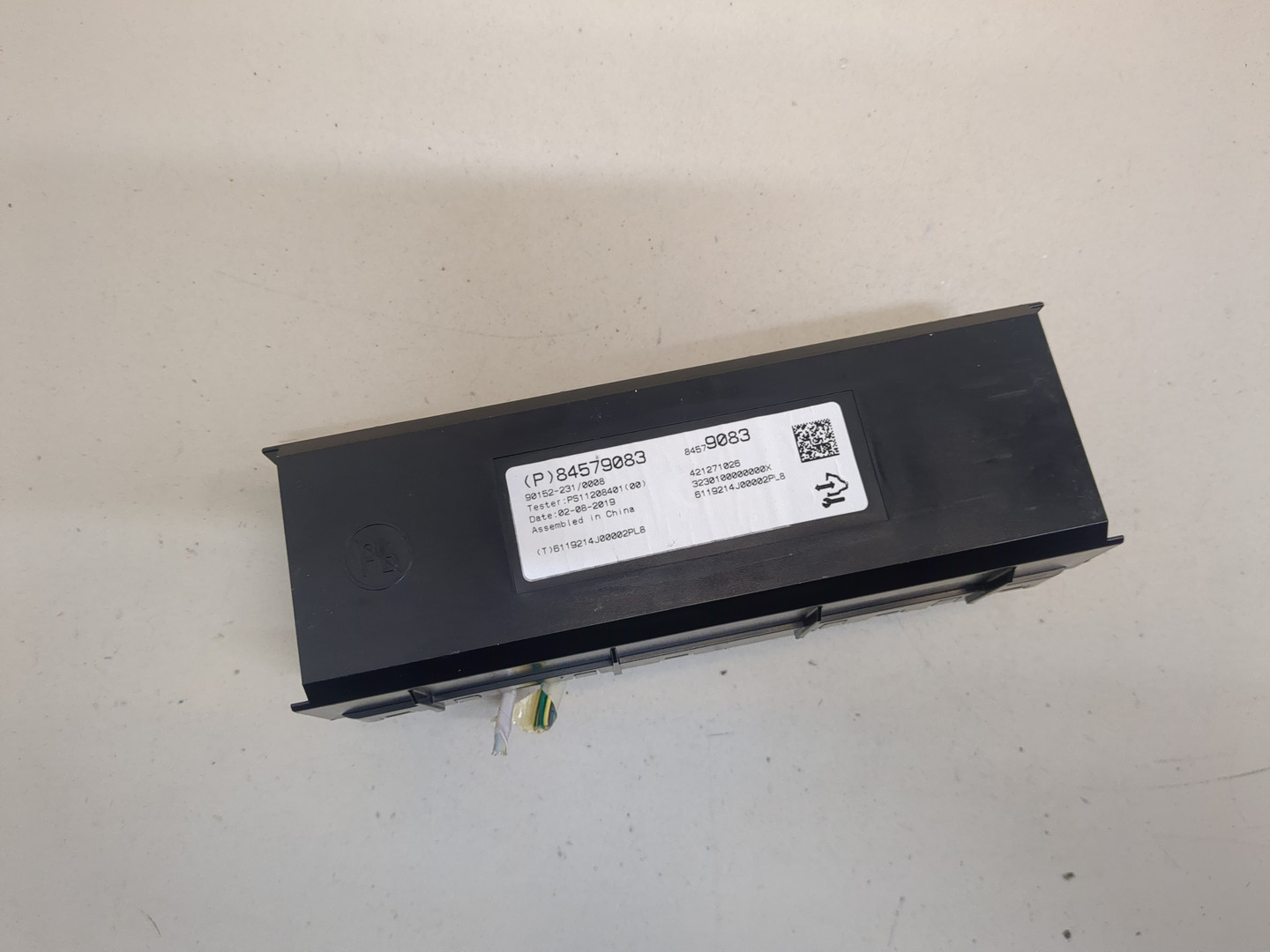 Блок управления климатической установкой