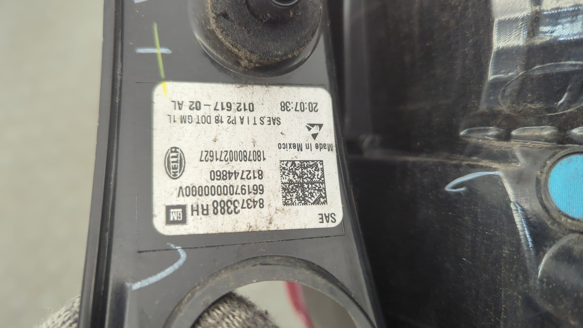 Фонарь задний правый