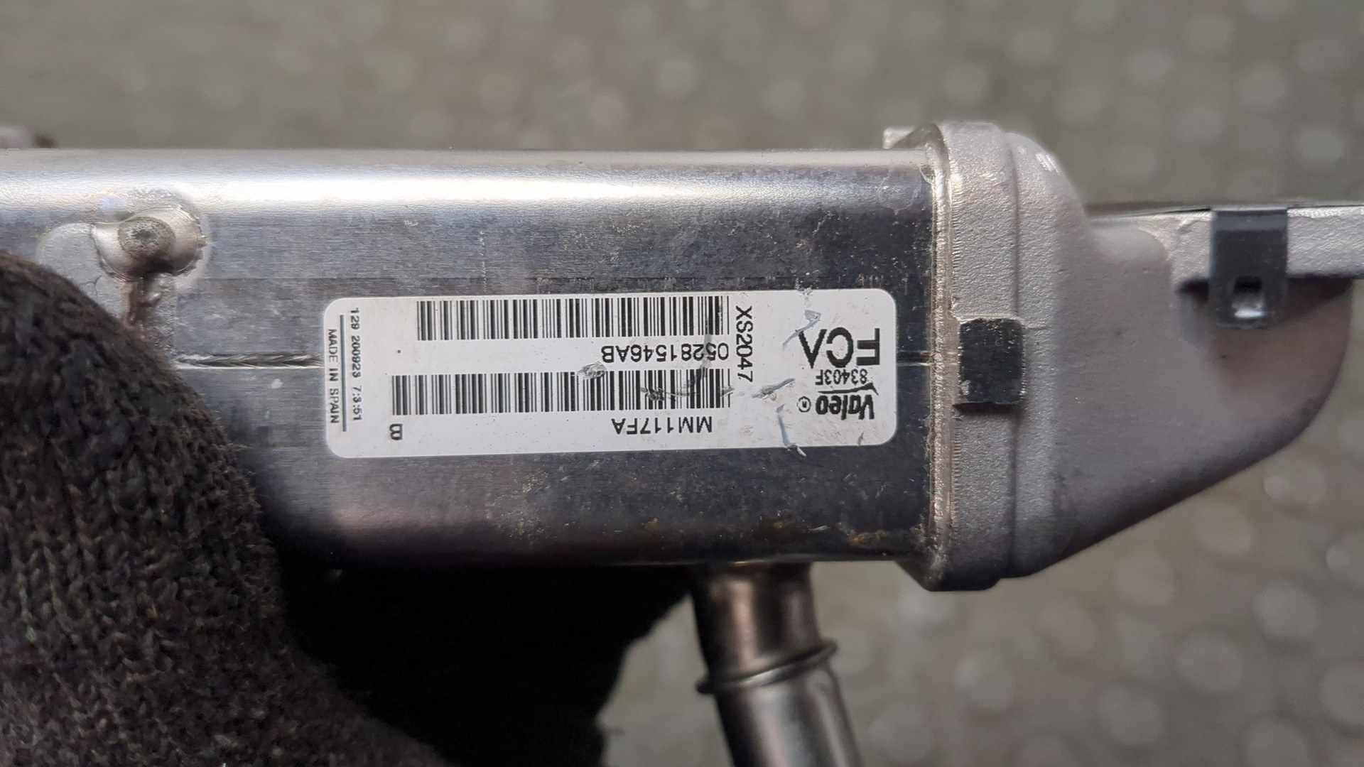 Тройник вентиляции картерных газов