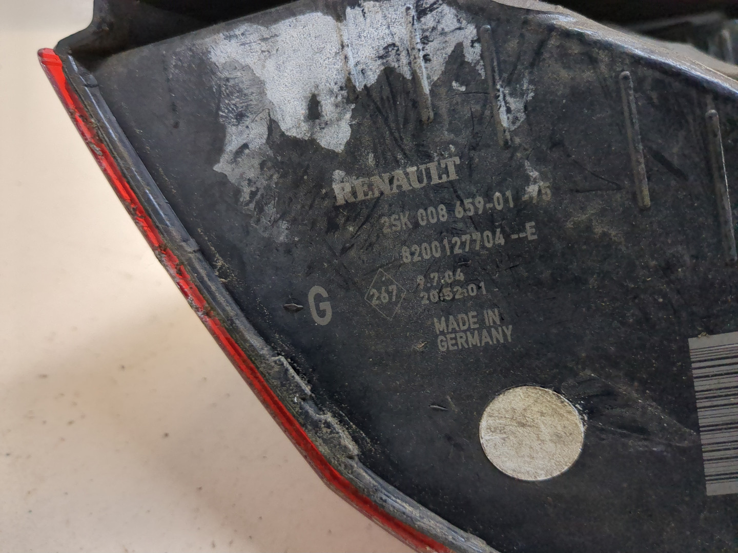 Фонарь задний левый