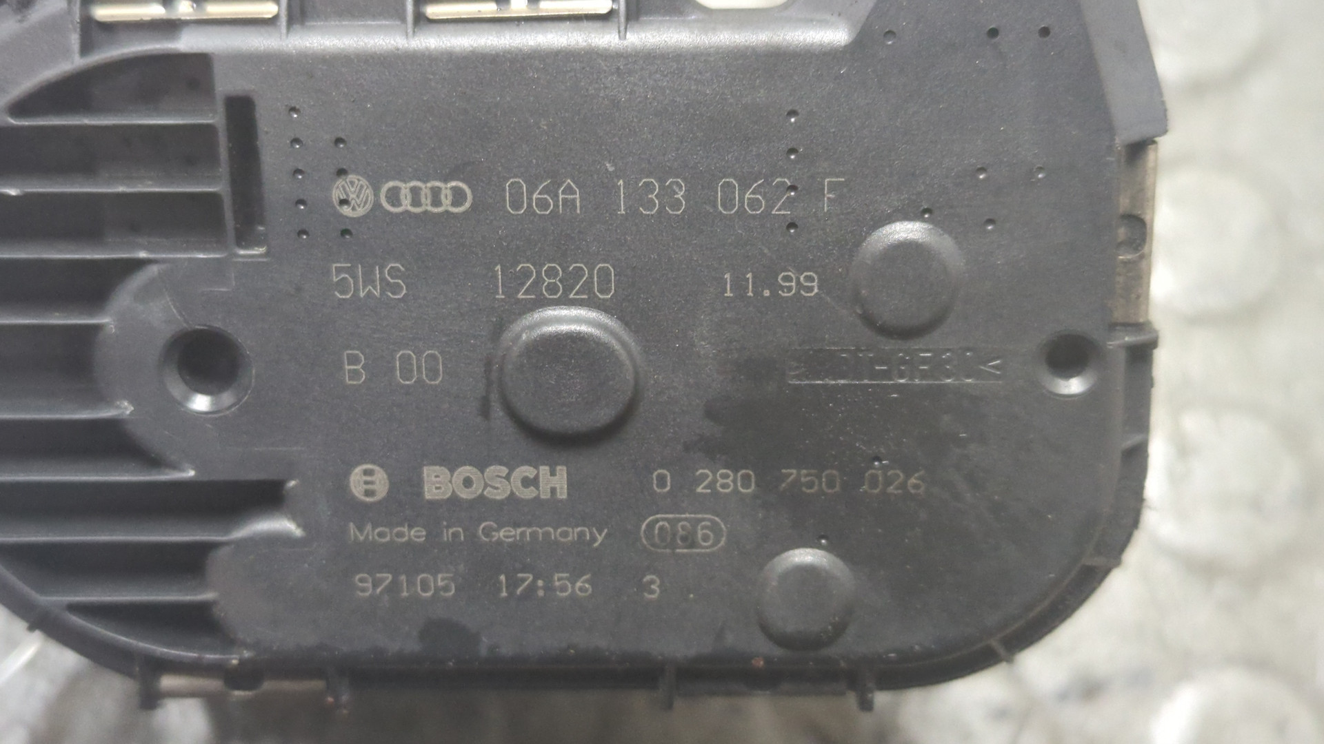 Заслонка дроссельная электрическая