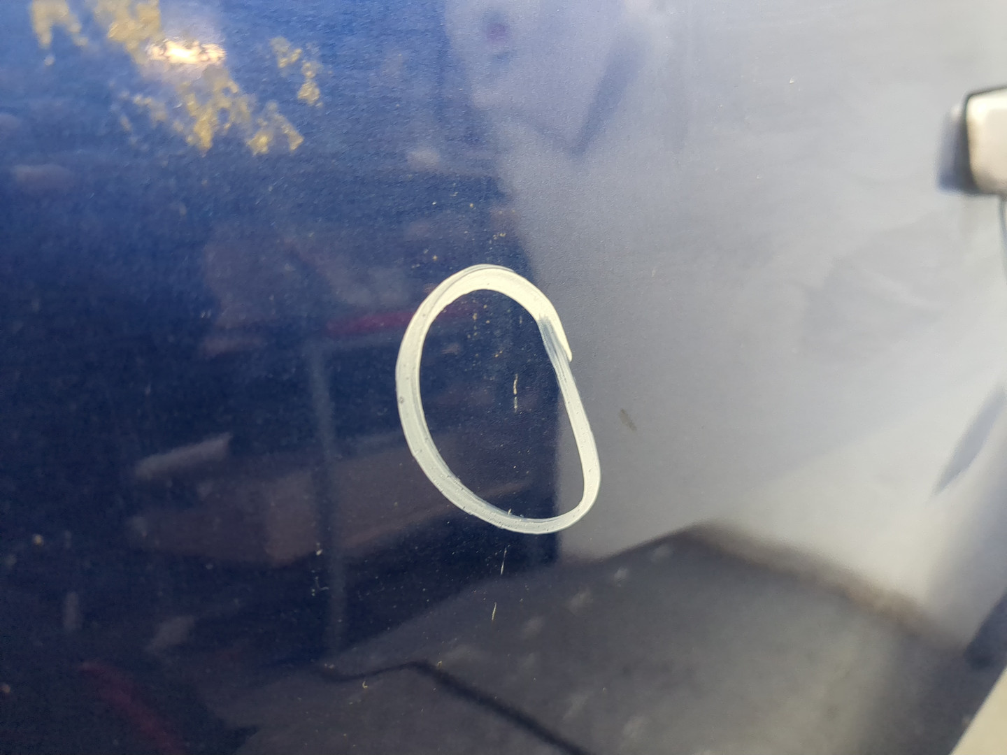 Дверь задняя левая