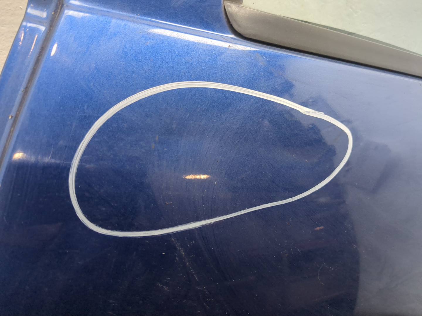 Дверь задняя левая