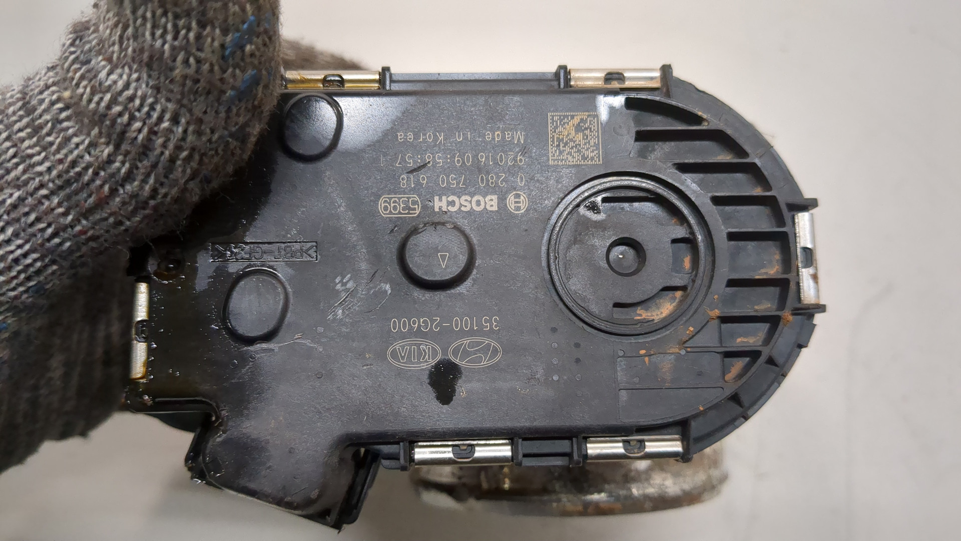 Заслонка дроссельная электрическая