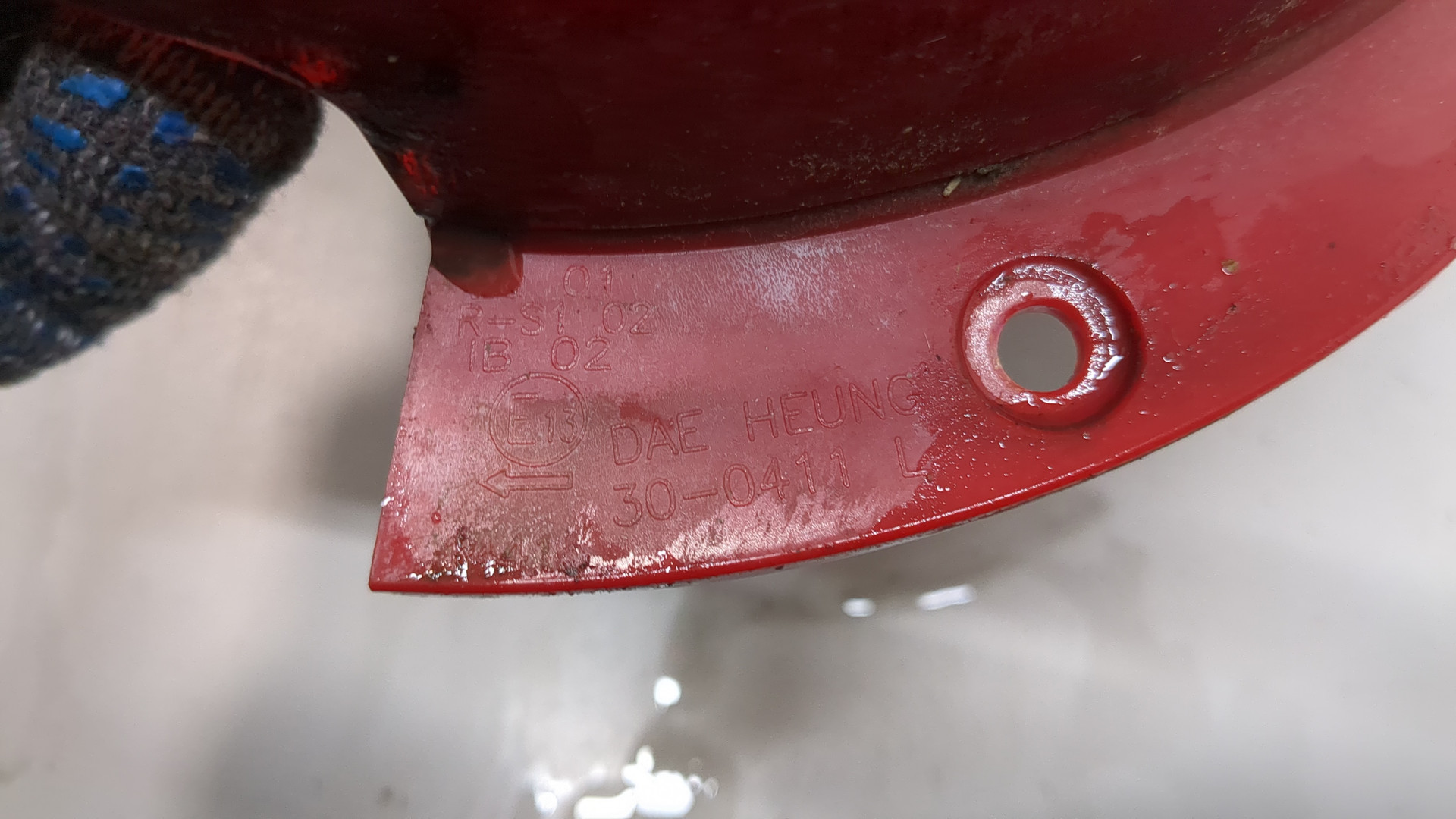 Фонарь задний левый