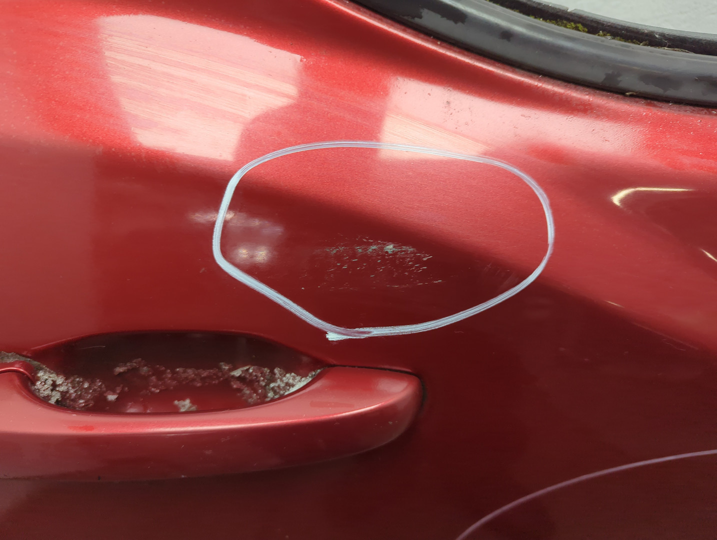 Дверь задняя правая