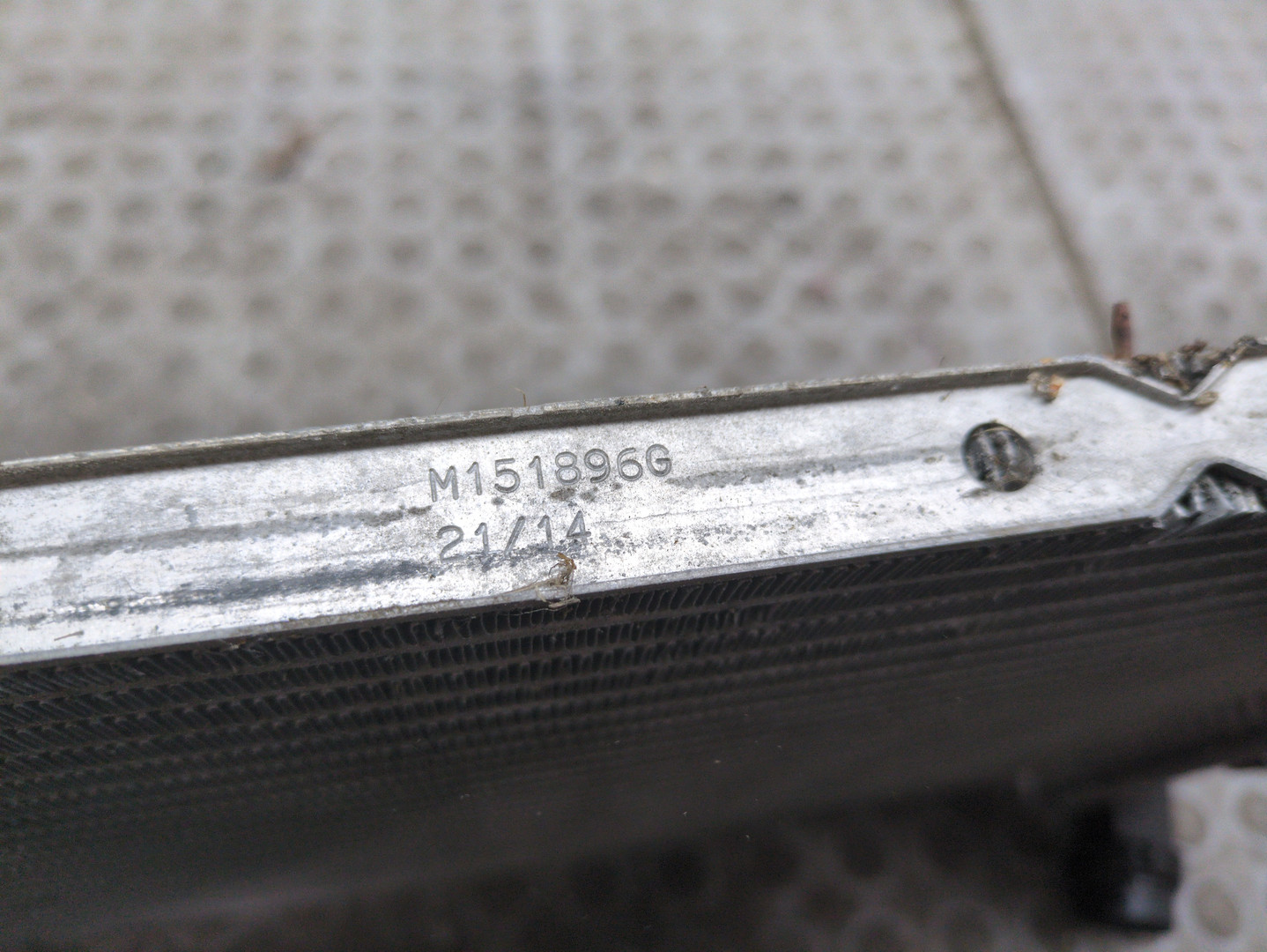 Радиатор охлаждения двигателя основной