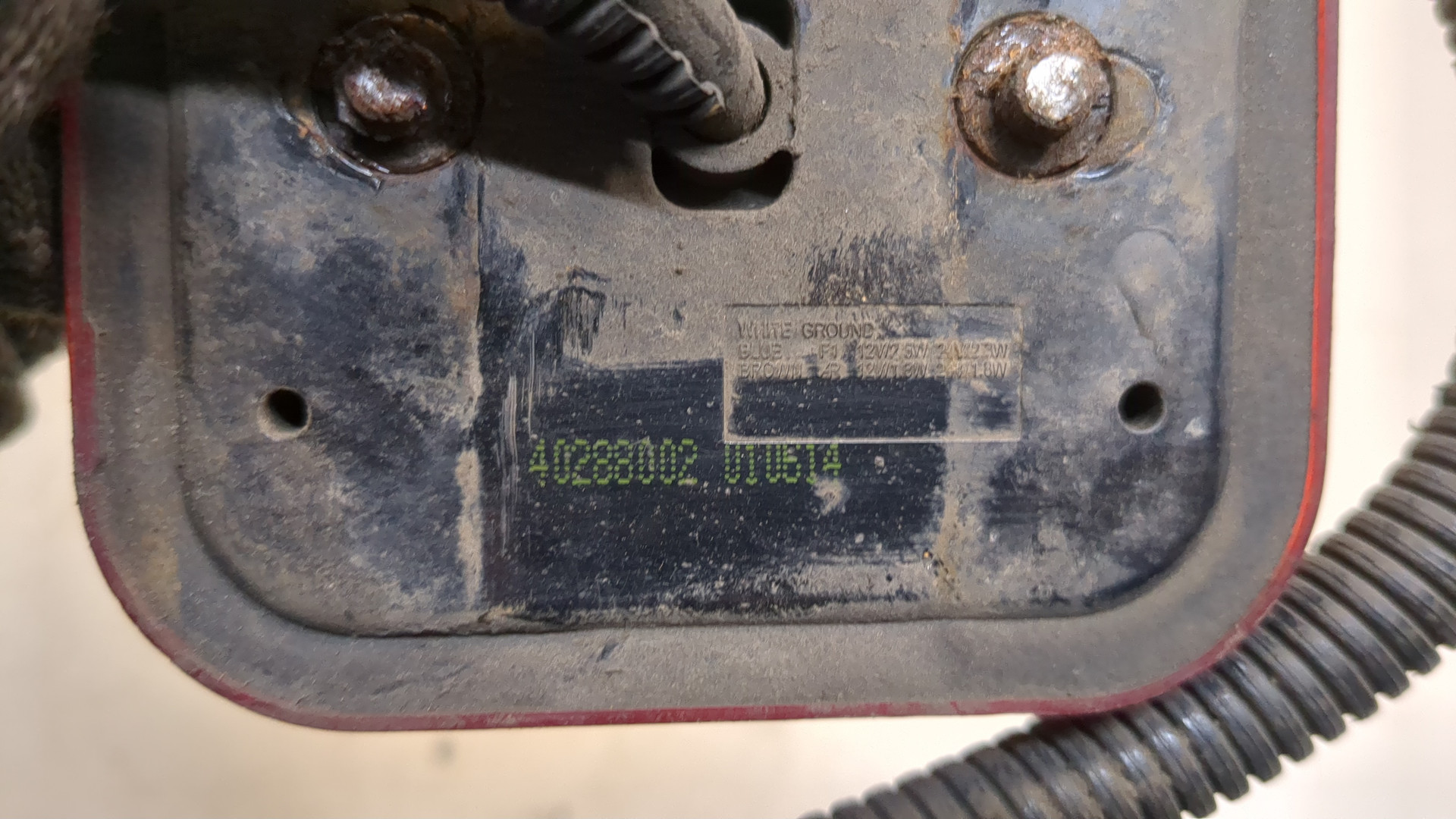 Фонарь задний противотуманный