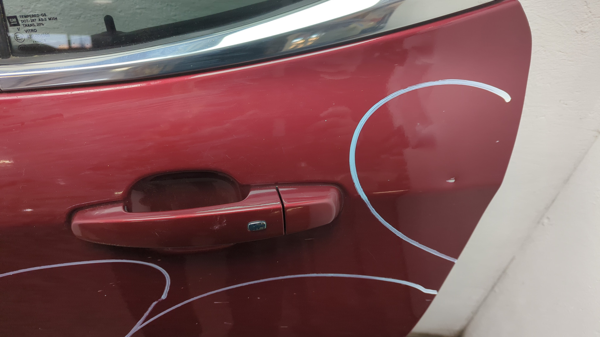 Дверь задняя левая