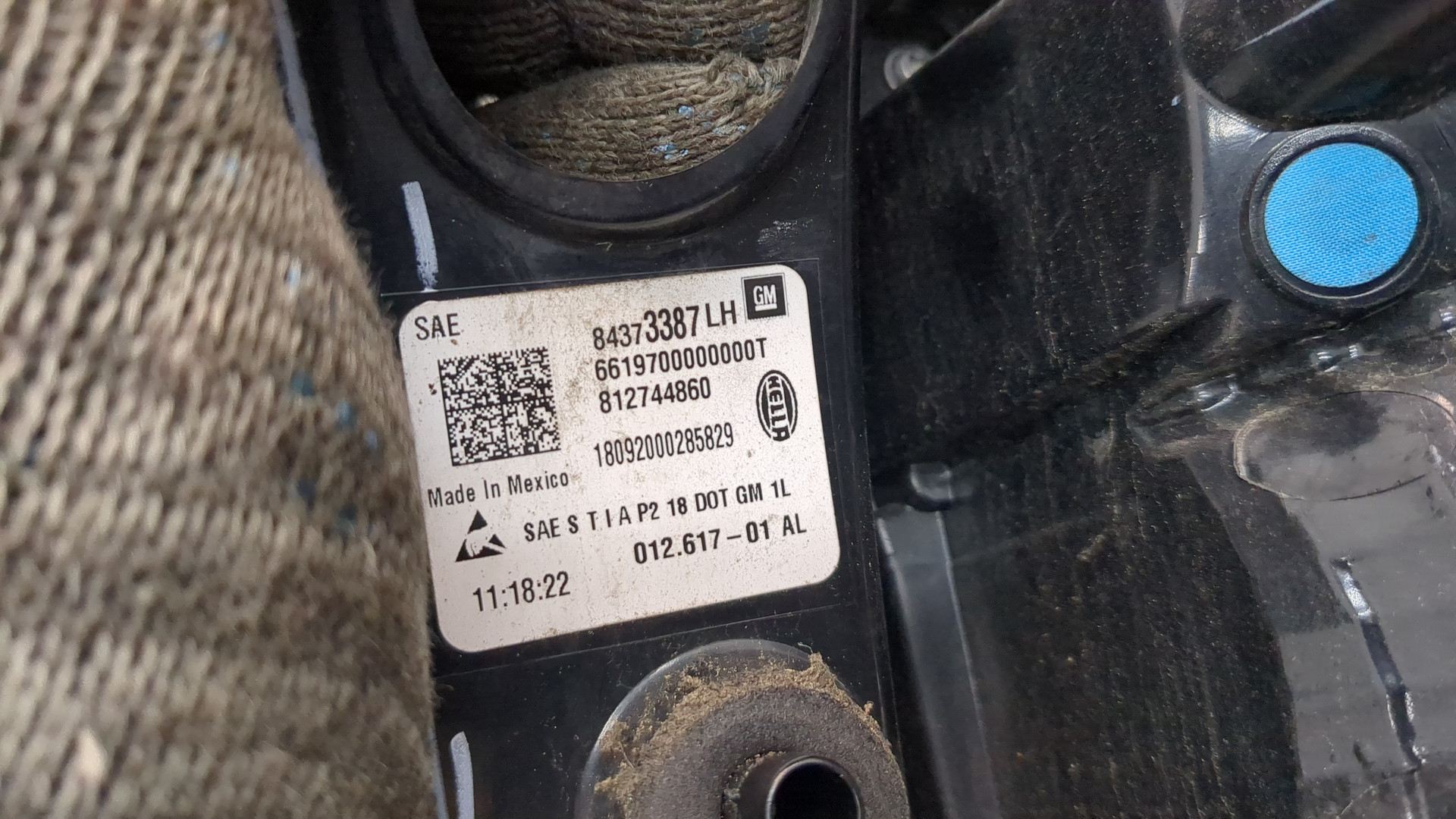 Фонарь задний левый