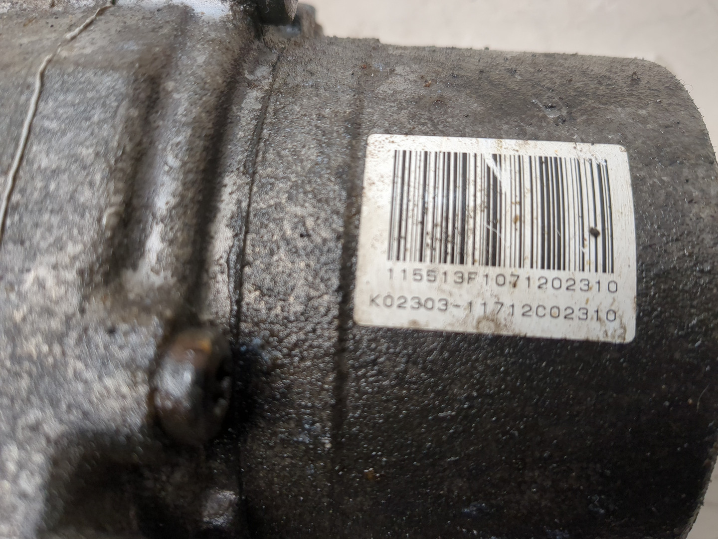 Серводвигатель рулевой рейки